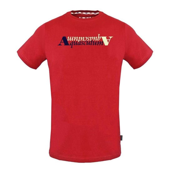 Aquascutum Herren Reflection Logo T-Shirt (Rot) - Image 1