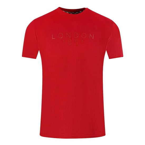 Aquascutum - "London 1851" T-Shirt für Herren, verklebt (Rot) - Image 1