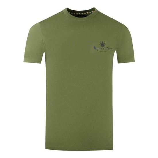 Aquascutum Herren London Aldis Logo T-Shirt (Grün) - Image 1