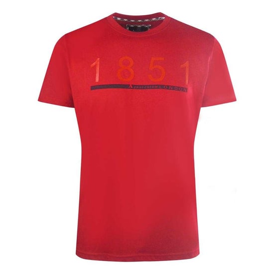 Aquascutum - "London 1851" T-Shirt für Herren (Rot) - Image 1