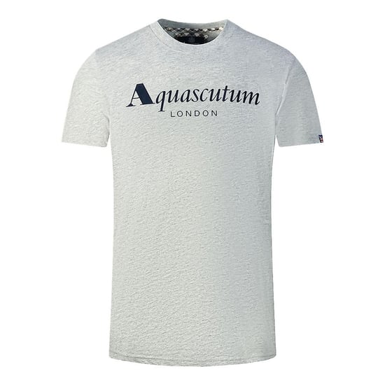 Aquascutum - "London" T-Shirt für Herren (Grau) - Image 1