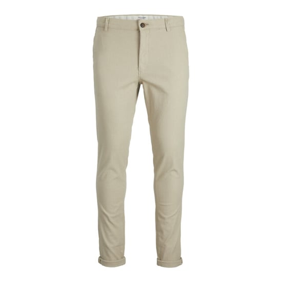 Jack & Jones Marco Baumwoll Herren Chinohose in Off-White - Image 1