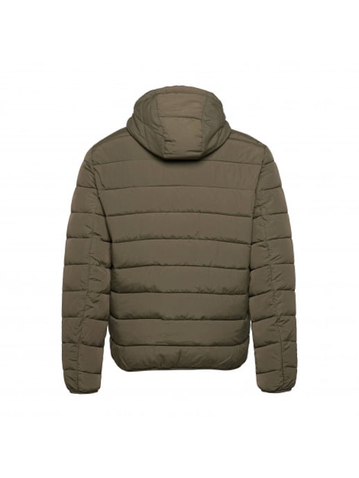 Lyle & Scott Marken-steppjacke Mit Kapuze In Olivgrün - Image 2
