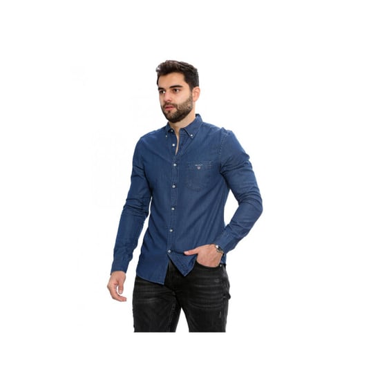 Gant Herren Regular Fit Hemd | Das Indigo Hemd - Image 3