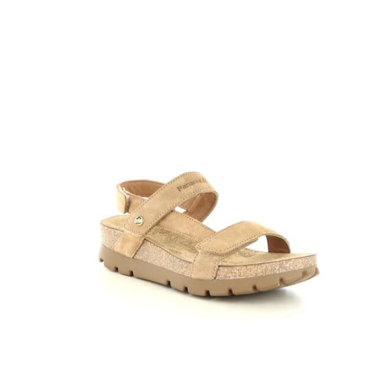 Panama Jack Damen-Keilbark-Braune Wildledersandalen – Selma B10 - Image 2