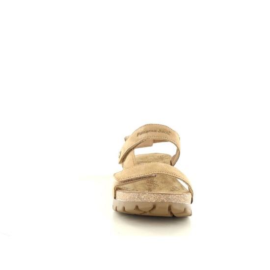 Panama Jack Damen-Keilbark-Braune Wildledersandalen – Selma B10 - Image 6