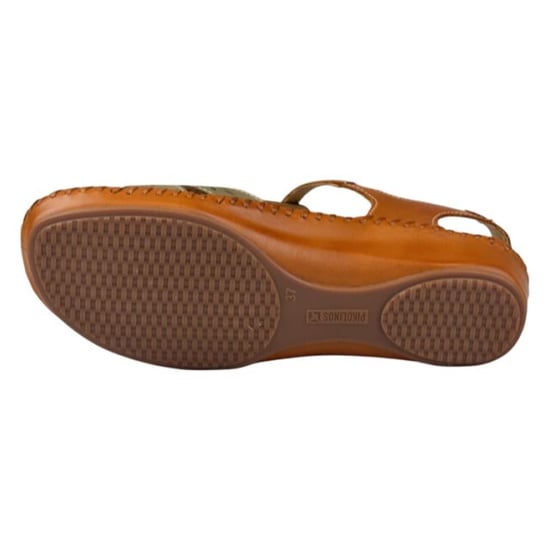 Pikolinos Damen-Keilsandalen P-Vallarta aus Leder, gepolstert - Grün - Image 2