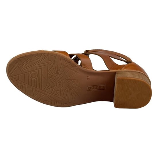 Pikolinos Damen-Gladiator-Sandalen aus braunem Leder mit Blockabsatz - Blanes - Image 6