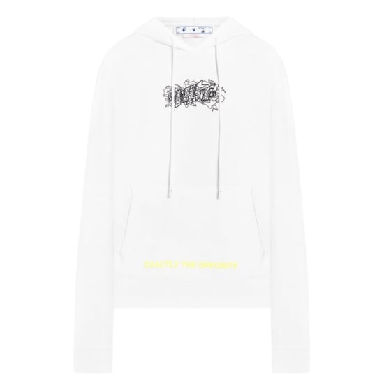 Off-white Graffiti Layerz Slim Hoodie Weiß - Image 1