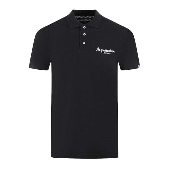 Aquascutum Unisex Erwachsene London Klassisches Poloshirt (Schwarz) - Image 1