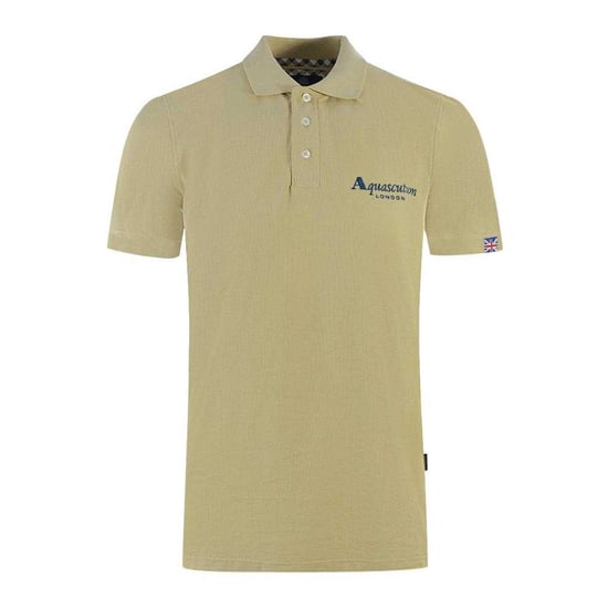 Aquascutum - "London 1851" Poloshirt für Herren/Damen Unisex (Beige) - Image 1