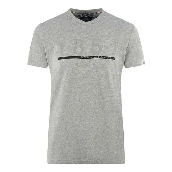 Aquascutum - "London 1851" T-Shirt für Herren (Grau) - Image 1