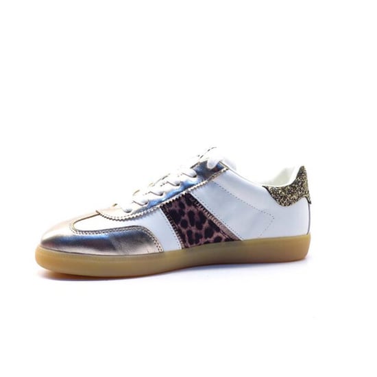 Tamaris Damen-Sneaker aus weißem Leopardenleder - Image 2