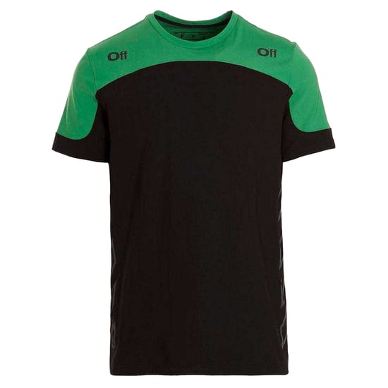 Off White Unisex Erwachsene Diagramm Logo T-Shirt (Grün/Schwarz) - Image 1