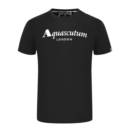 Aquascutum Herren London T-Shirt (Schwarz) - Image 1