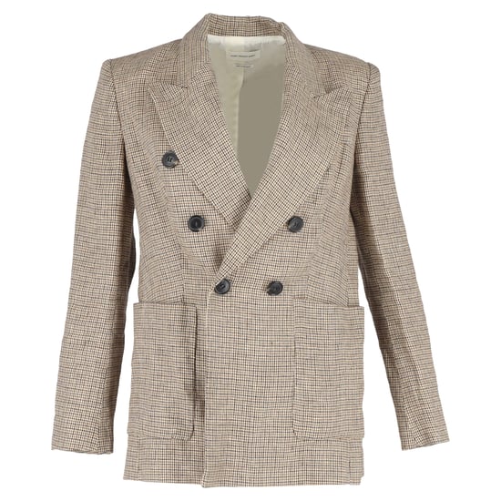 Isabel Marant Doppelreihiger Blazer aus brauner Wolle - Image 1