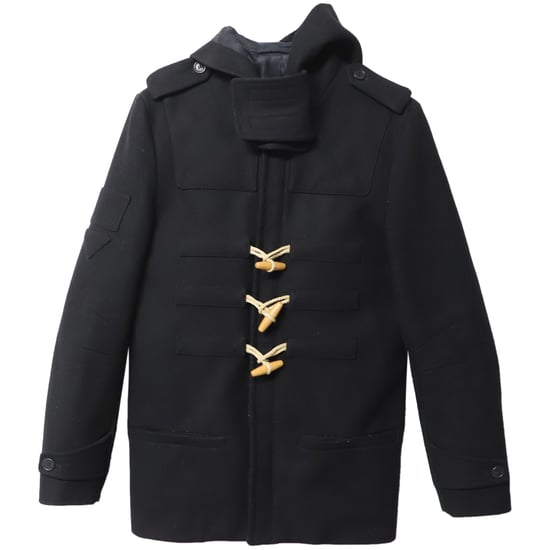 Zadig & Voltaire Matt Dufflecoat aus schwarzer Wolle - Image 1