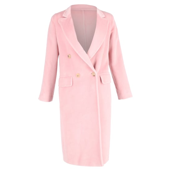 Max Mara Doppelreiher Mantel aus rosa Wolle - Image 1