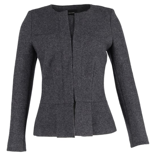 Isabel Marant Abendjacke aus grauer Merinowolle - Image 1