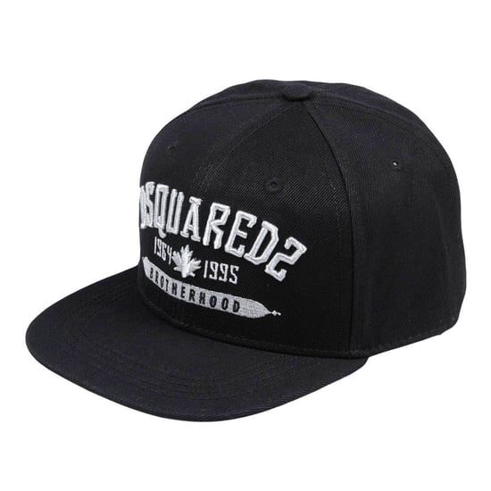 Dsquared2 - Schwarze Kappe Mit Brotherhood-logo - Image 1