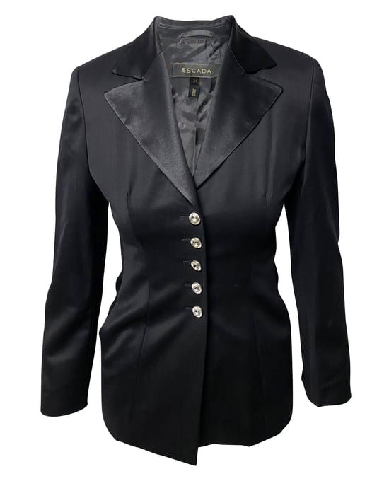 Escada Anzughose Set aus schwarzer Wolle - Image 1