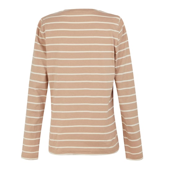 Regatta - "Federica II" T-Shirt für Damen Langärmlig (Warm Taupe/Helles Vanillegelb) - Image 2