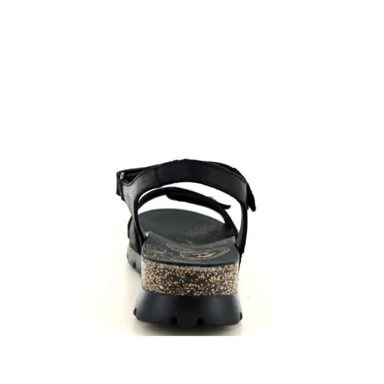 Panama Jack Damen-Keil-Schwarze Leder-Plattformsandalen – Sulia B2 - Image 3