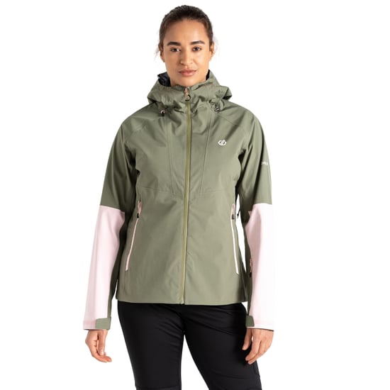 Dare 2B - "Assert" Jacke, wasserfest für Damen (Olivingrün/Kristallrose) - Image 4