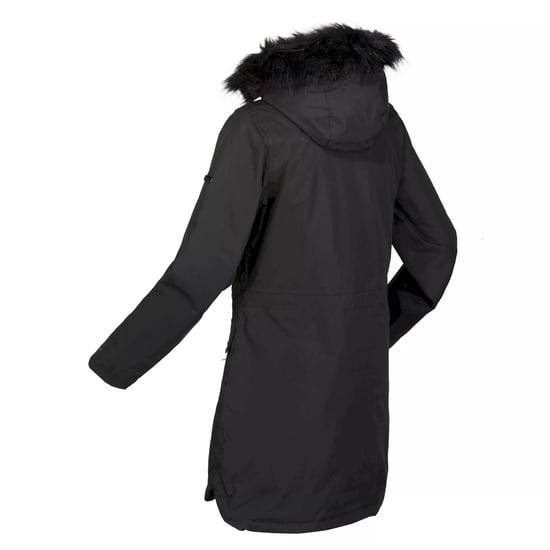 Regatta Damen/Damen Sabinka Parka mit Kunstfellbesatz (Schwarz) - Image 4