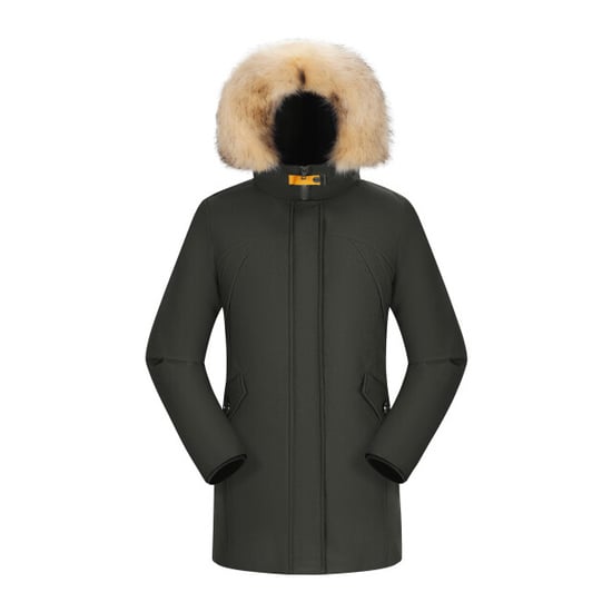 Subprime-Parka für Frauen. Der Parka besteht aus hochwertigem Polyester und hat ein warmes Innenfutter. Er ist ideal für die kalten Wintermonate. Der Pelzkragen besteht aus Kunstpelz und ist abnehmbar. Die Jacke hat einen Reißverschluss von oben nach unte - Image 3