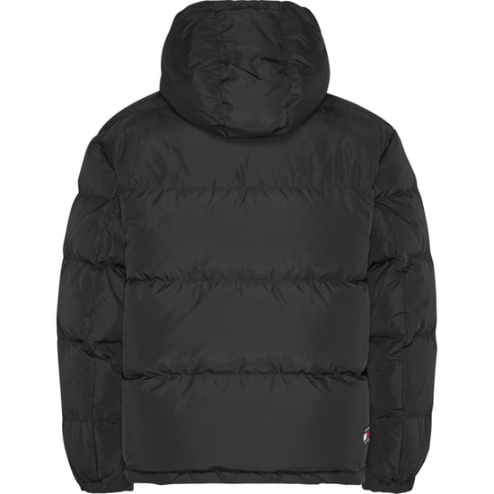 Herrenjacke der Marke Tommy Jeans in der Farbe schwarz. Die Jacke ist aus recyceltem Polyester hergestellt und hat eine normale Passform. Auf der Brust befindet sich das kultige Tommy-Logo.  Marke: Tommy JeansModellname: Alaska Puffer JacketKategorie: Her - Image 2