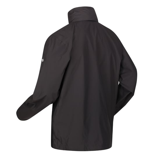 Regatta Great Outdoors Herren Outdoorjacke Matt mit Kapuze, wasserfest (Asche/Schwarz) - Image 3