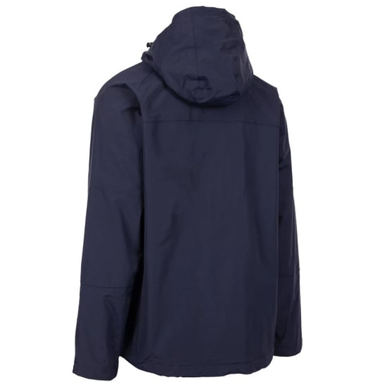 Trespass Mens Corvo Hooded Full Zip wasserdichte Jacke / Mantel (Navy) - Image 2