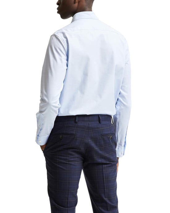 Marke: Selected Geschlecht: Männer Typ: Hemden Farbe: Hellblau Muster: Einfarbig Ärmel: Langärmelig Kragen: Klassisch Verschluss: Knöpfe Saison: Frühling/Sommer - Image 2