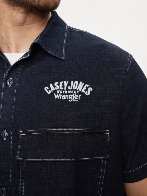 Wrangler - CASEY JONES SHIRT MED INDIGO - Image 4