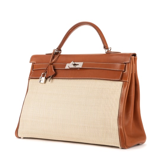Fauve Barenia and Ecru Crinoline  Kelly 4 Handtasche - Image 2