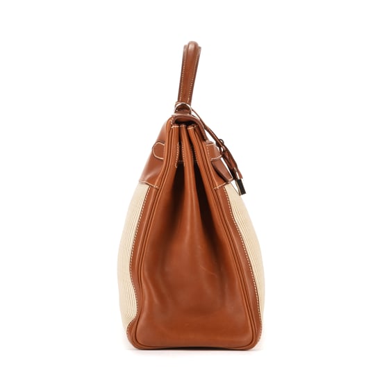 Fauve Barenia and Ecru Crinoline  Kelly 4 Handtasche - Image 5