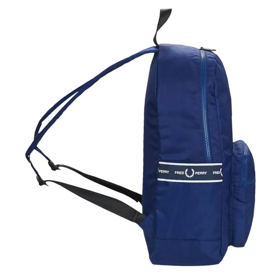 Fred Perry Logo Nylon Rucksack (Französisches Marineblau) - Image 3