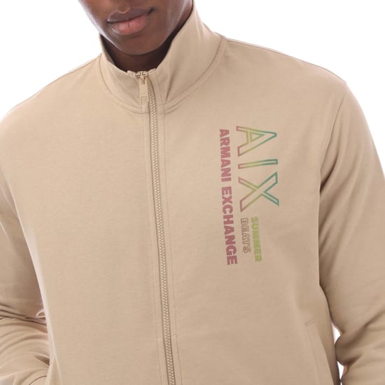 Armani Exchange Herren Sommer Beats Sweatshirt (Beige) - Image 3