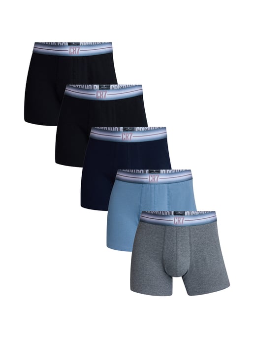 CR7 Cristiano Ronaldo Herren Trunk Cotton Stretch & Travel Bag 5-Pack Unterhose, Unterwäsche, Boxer - Image 1