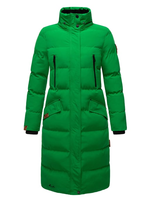 Marikoo Damen Winterjacke – Schneesternchen, lang mit Kapuze & Fellkragen - Image 6