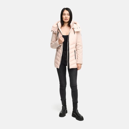 Marikoo Damen Winterjacke Tivaa XVI mit Softshell & abnehmbarer Kapuze - Image 6