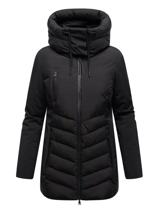 Marikoo Damen Winterjacke Tivaa XVI mit Softshell & abnehmbarer Kapuze - Image 2