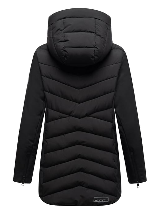 Marikoo Damen Winterjacke Tivaa XVI mit Softshell & abnehmbarer Kapuze - Image 4