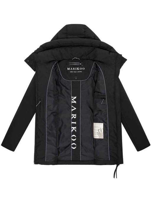 Marikoo Damen Winterjacke Tivaa XVI mit Softshell & abnehmbarer Kapuze - Image 5