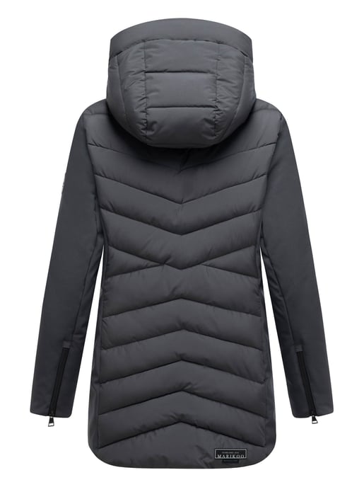 Marikoo Damen Winterjacke Tivaa XVI mit Softshell & abnehmbarer Kapuze - Image 4