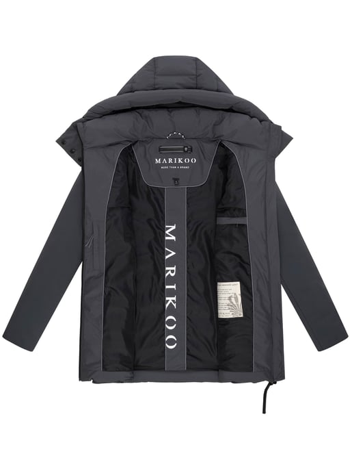 Marikoo Damen Winterjacke Tivaa XVI mit Softshell & abnehmbarer Kapuze - Image 5