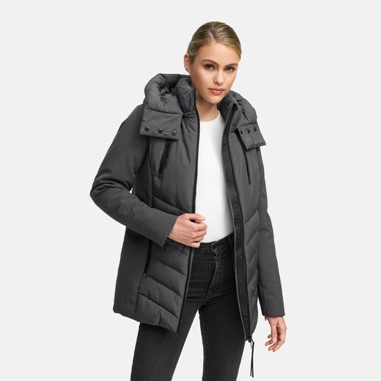 Marikoo Damen Winterjacke Tivaa XVI mit Softshell & abnehmbarer Kapuze - Image 6