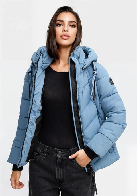 Marikoo Damen Winterjacke Sahnemausii XVI mit abnehmbarer Kapuze - Image 6