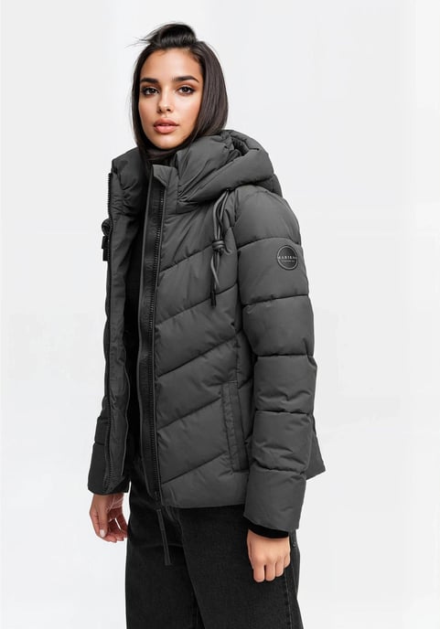 Marikoo Damen Winterjacke Sahnemausii XVI mit abnehmbarer Kapuze - Image 5